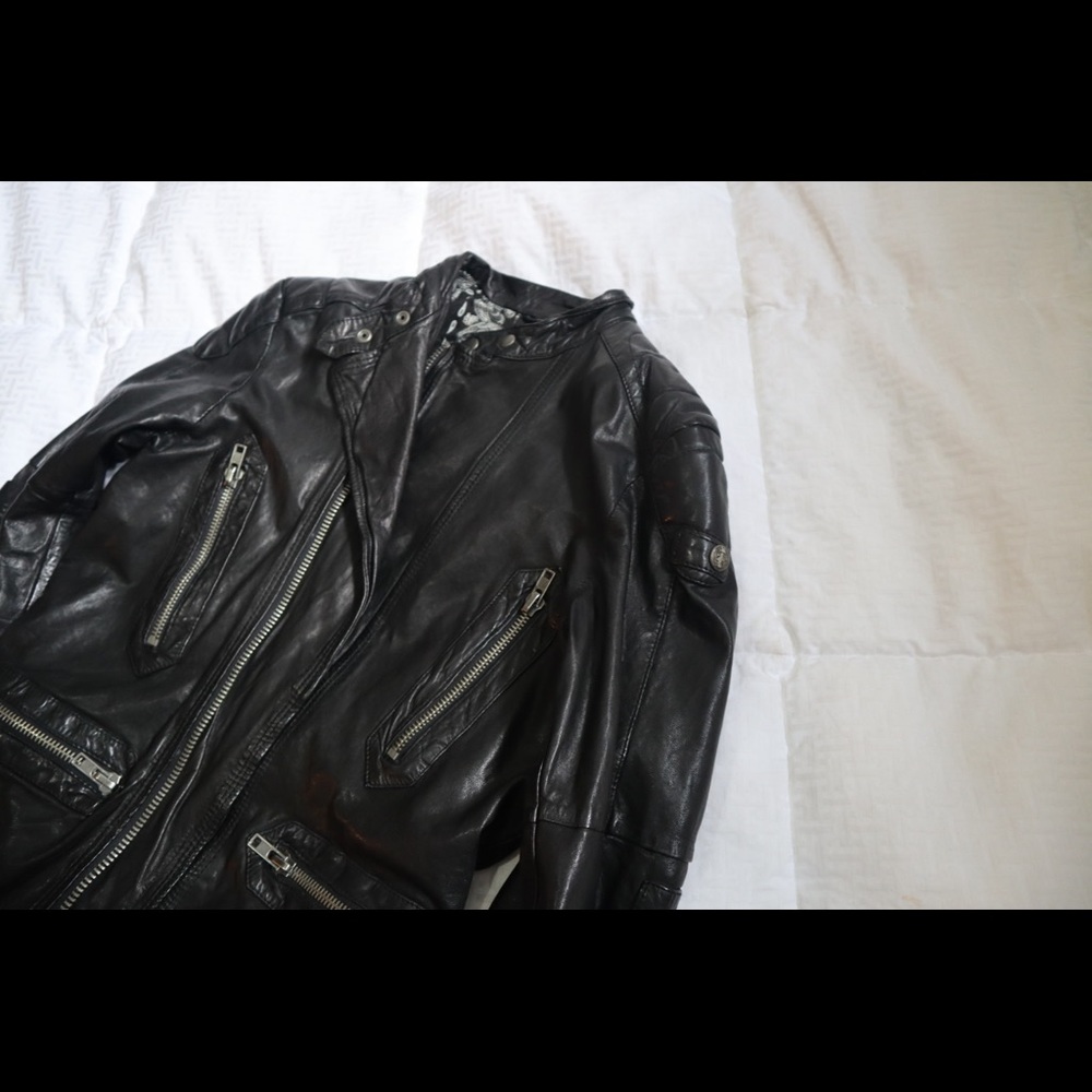 Diesel Lamb Skin Men’s Leather Jacket